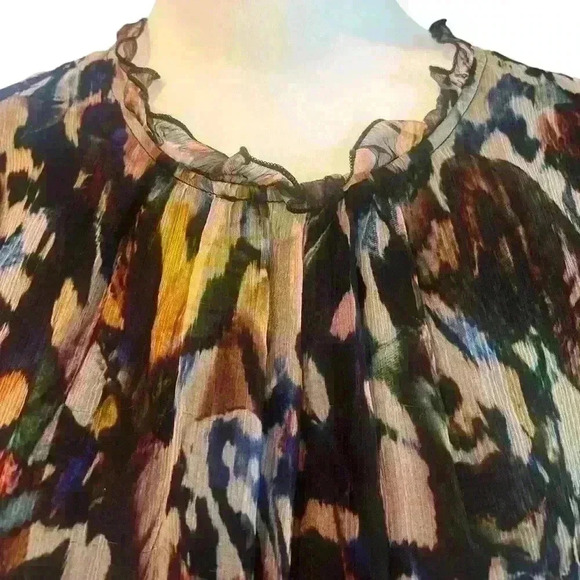 JOHNNY WAS Elaine Silk Chiffon
Mini Dress Size S - Picture 3 of 11